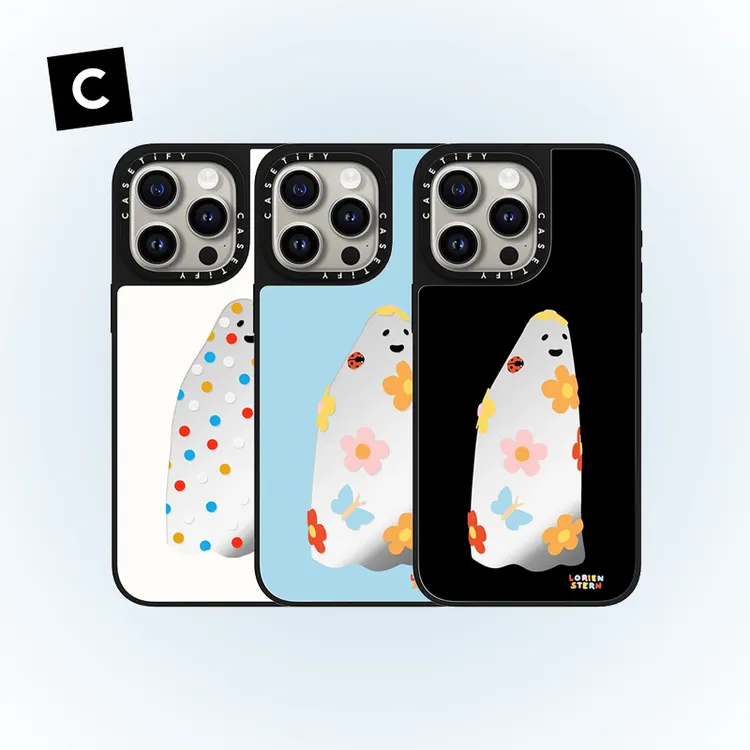 【雅雅专属】CASETiFY 花朵/波点/黑色小鬼手机壳