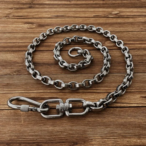 狗狗304不锈钢牵引链中大型犬猛犬遛狗绳比特罗威纳家用拴狗链