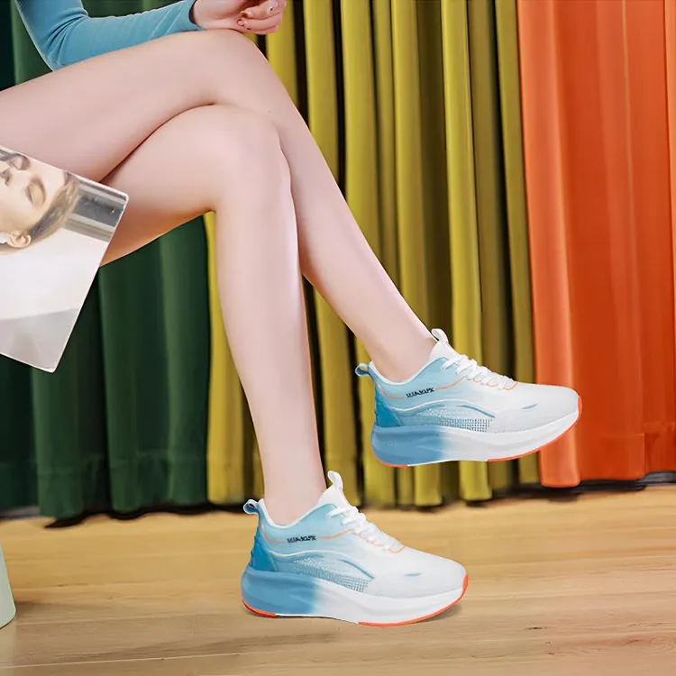 夏季冰丝专业马拉松跑鞋训练运动鞋女款妈妈超轻减震防臭款跑步鞋