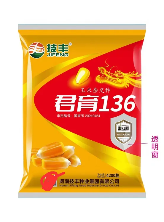 高产玉米品种君育136矮秆抗倒伏抗锈病抗旱4200粒大棒玉米种