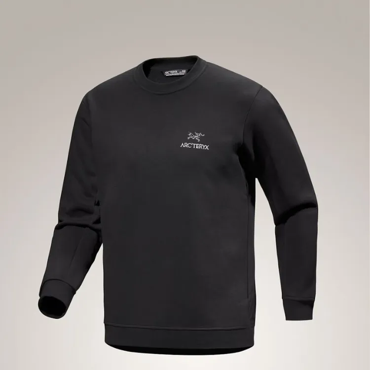 【加拿大直邮】始祖鸟Emblem男款加绒卫衣圆领保暖秋冬宽松户外