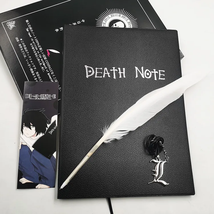 死亡笔记二次元周边笔记本Deathnote夜神月动漫还原cos本子笔记本
