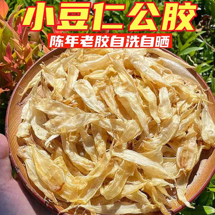豆仁鱼胶花胶鱼鳔炖花胶汤孕妇滋补品大个豆仁胶公约400头50g试吃
