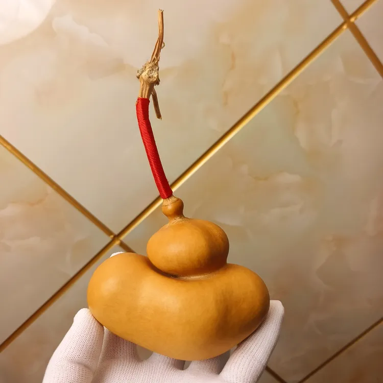 天然钱袋子葫芦文玩葫芦摆件一帆风顺文玩异形