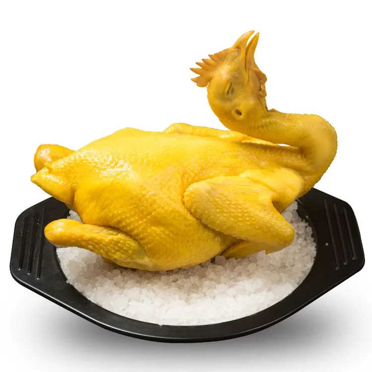 盐焗鸡开袋即食熟食视频开袋即食广东梅梅小雪吃东西正宗