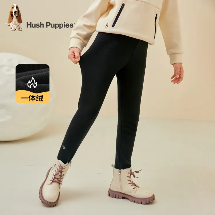 S【一体绒打底裤】 暇步士童装保暖针织运动长裤HPRDGD43CH580