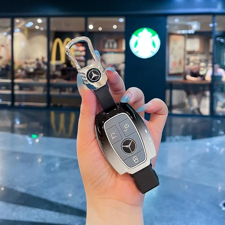 奔驰c260l钥匙套E300L专用a180壳glb220扣glc包S级汽车G改装V威霆