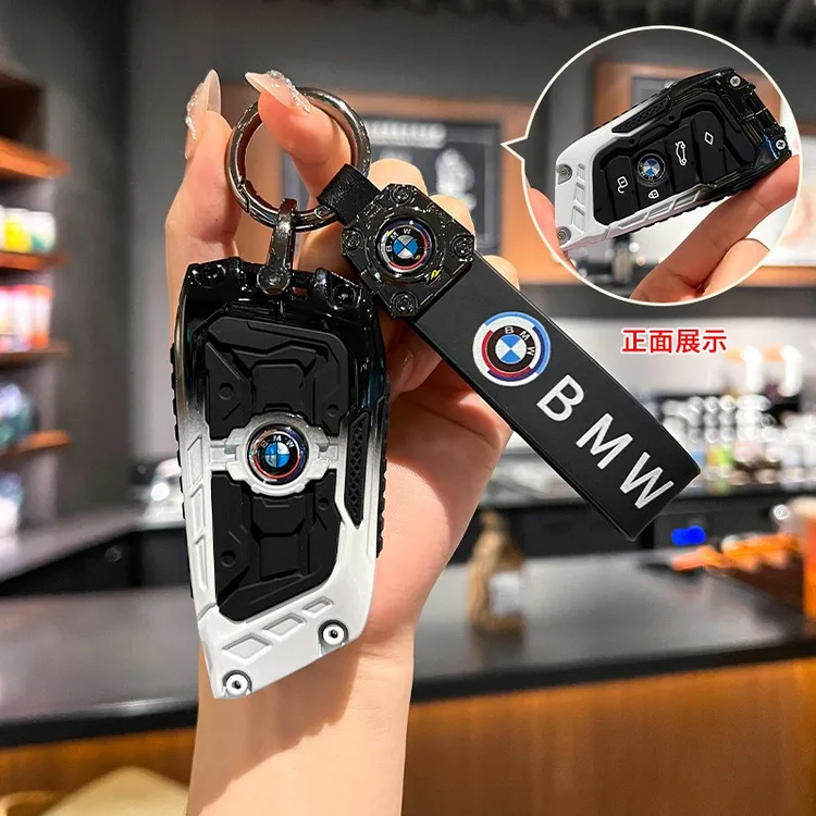 适用宝马钥匙套x5x3三系320li高级感x1x2x6x7刀锋ix3五系车壳包扣