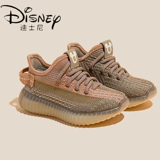 迪士尼Disney户外鞋子情侣椰子鞋透气休闲秋季潮鞋网面飞织儿童