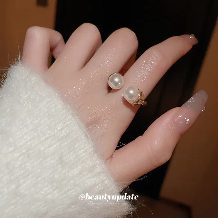 【品牌】时尚简约开口戒指小众设计感食指戒日常百搭气质网红冷淡风