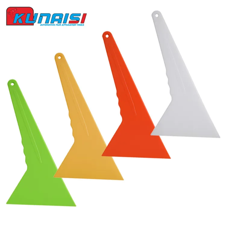 汽车贴膜工具玻璃太阳膜三角刮板薄口车窗隔热膜施工工具薄口刮板