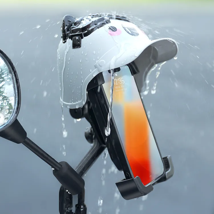 TUJIYD减震稳固多功能外卖手机支架自行车手机支架电动车手机支架