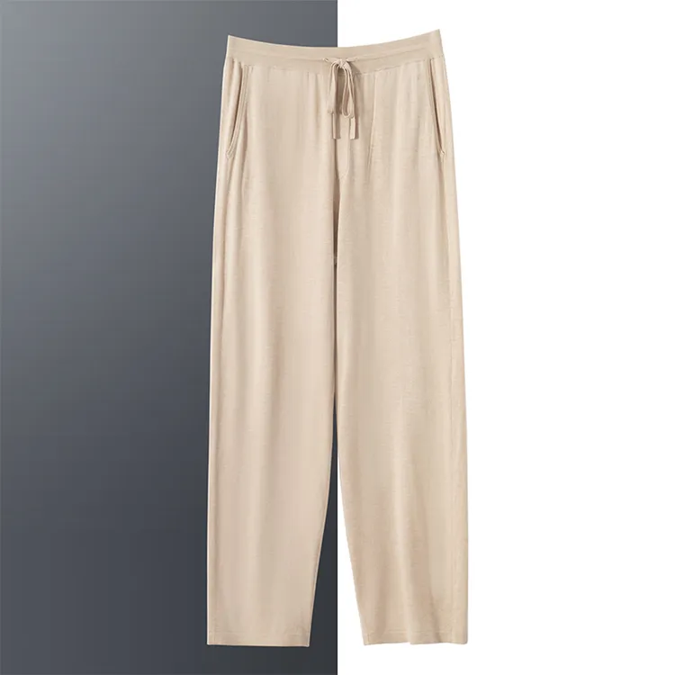 【不议价】男士70丝大码宽松休闲时尚百搭桑蚕丝妈妈装直筒休闲裤