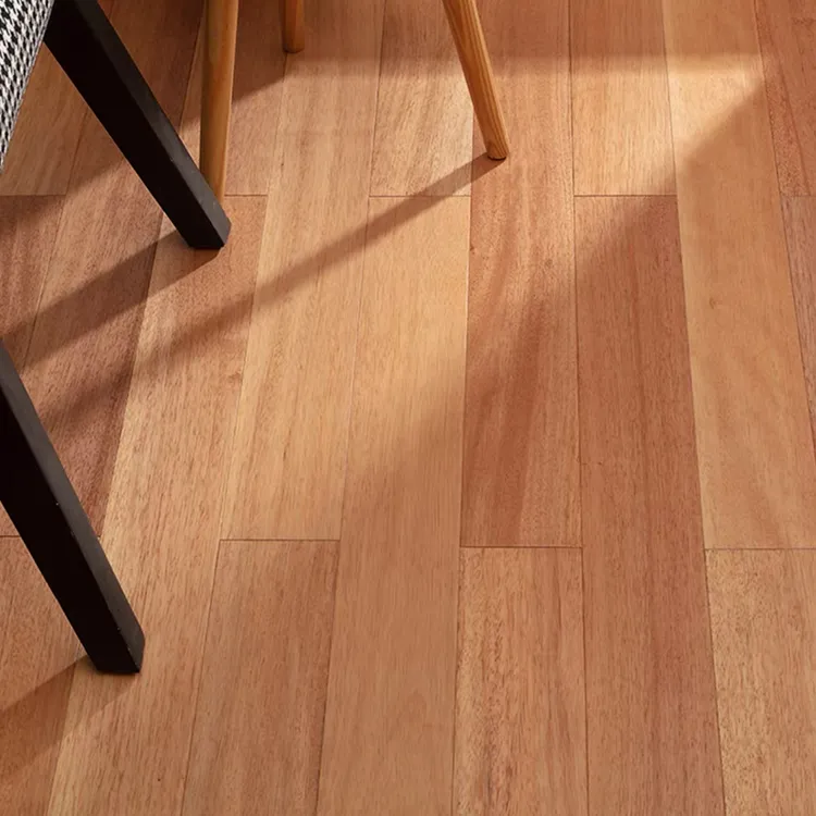 8#金花梨地板（可地暖）清新原木色卧室整木实木地板家用环保小菠萝