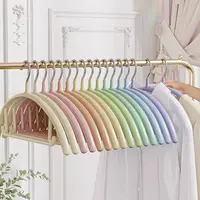 【越图】彩虹无痕防滑衣架晾衣架防滑不起包  彩虹色8支