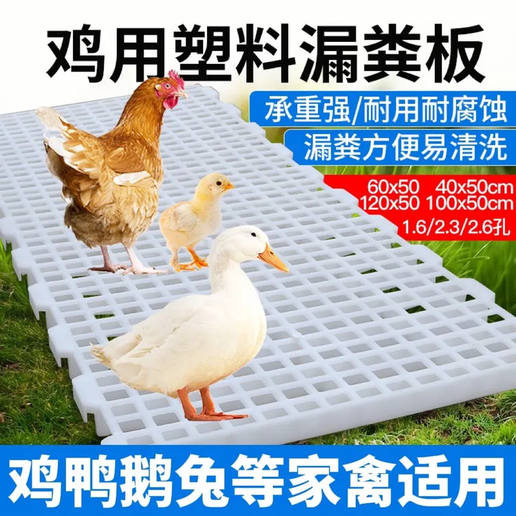 农盛乐加厚鸡用漏粪板鸽笼脚垫板漏屎板鸭床塑料板鸡鸭鹅家禽养殖