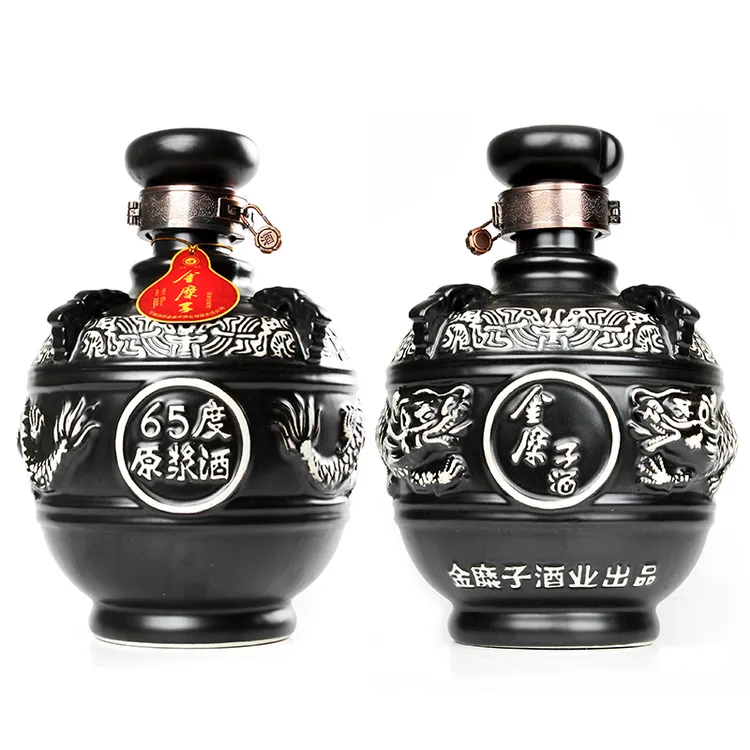 银川发货宁夏金糜子白酒65度2L原浆白酒龙坛子酒高度白酒纯粮酒 