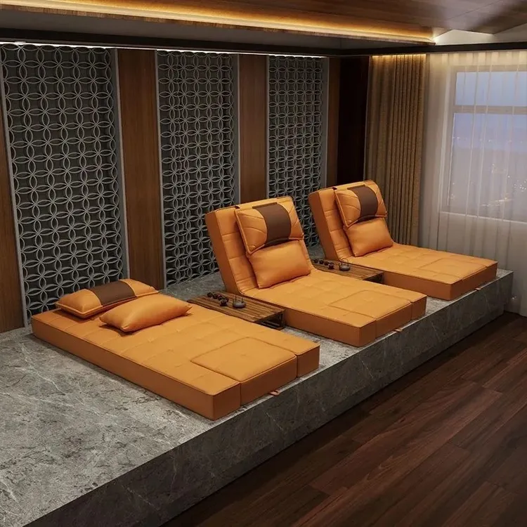 足疗沙发电动足浴床沐足采耳休闲泰式按摩一体床洗脚泡脚SPA炕床