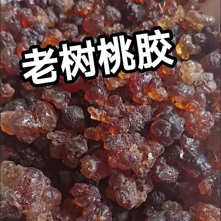 一等级老树桃胶天然野生无任何处理净重无任何干燥剂添加实实在在