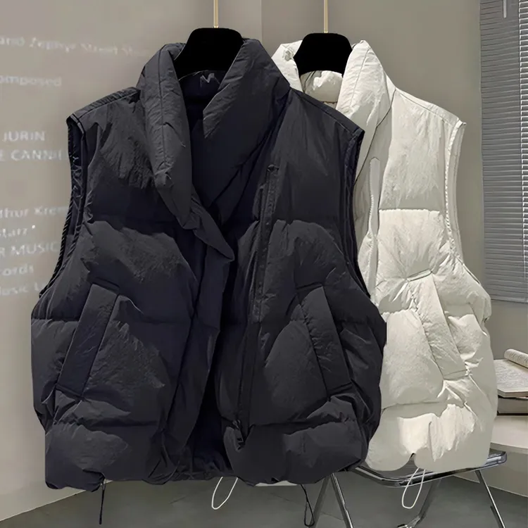 潮牌加厚保暖外穿马甲男秋冬季韩版潮流时尚帅气宽松百搭纯色外套