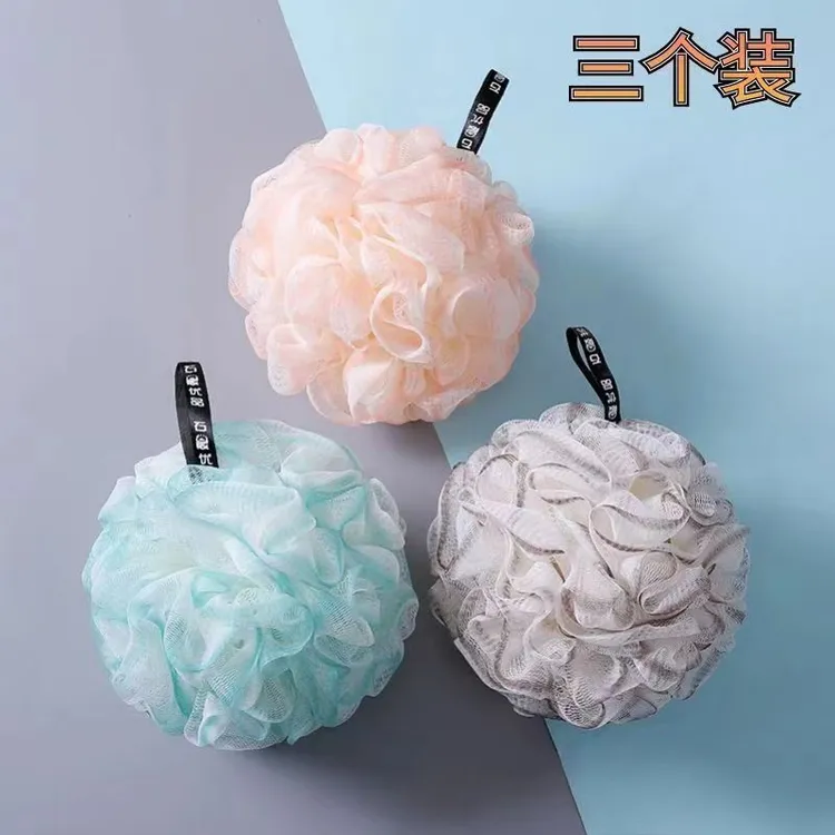 浴花亲肤柔软沐浴球不散耐用搓澡起泡成人婴童通用