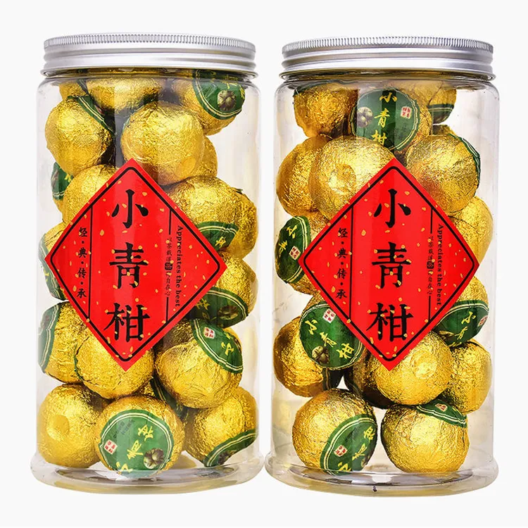 正宗新会小青柑普洱茶陈皮宫廷普洱柑普茶橘子茶桔普茶多规格罐装