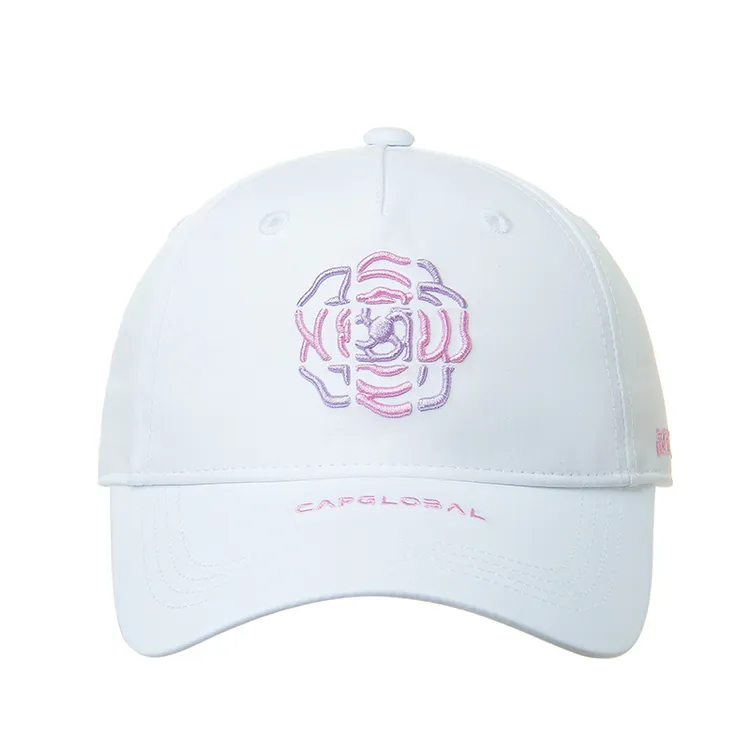 冠戒时尚遮阳帽山茶花logo棒球帽男女通用男款可调节帽子