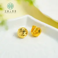 足银耳饰 【春日珠宝】菲菲珠宝好*足银耳钉约14*15mm多样性发一