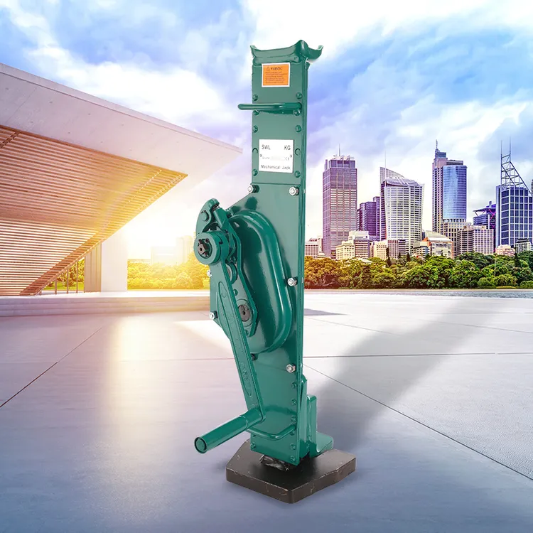 进口手摇跨顶挎顶齿条起道机螺旋机械式千斤顶手动狭小空间专用