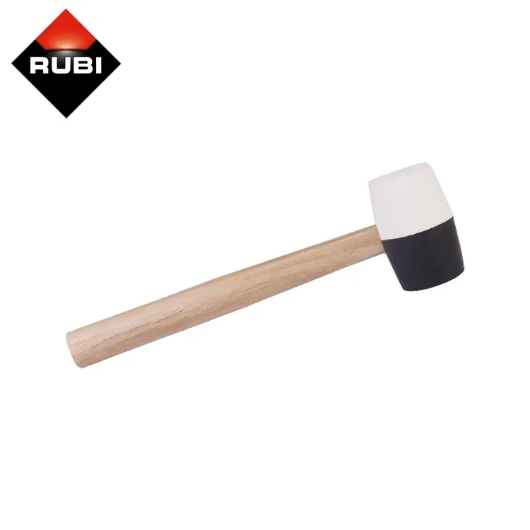 【曼曼专享福利】RUBI瑞比橡胶锤瓷砖铺贴敲打找平锤装修用木把皮锤