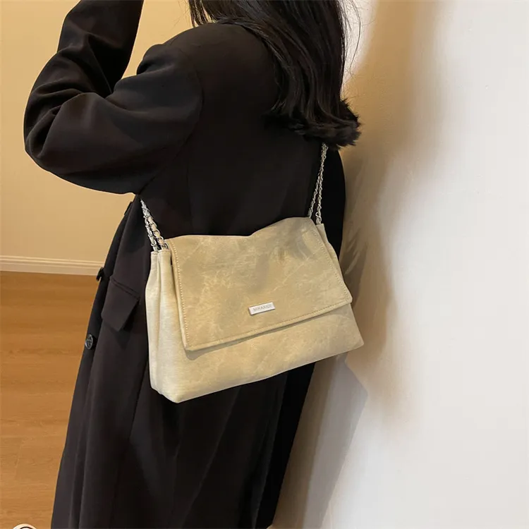 SHXI流行爆款小包包女2024新款时尚复古百搭链条斜挎包单肩腋下包