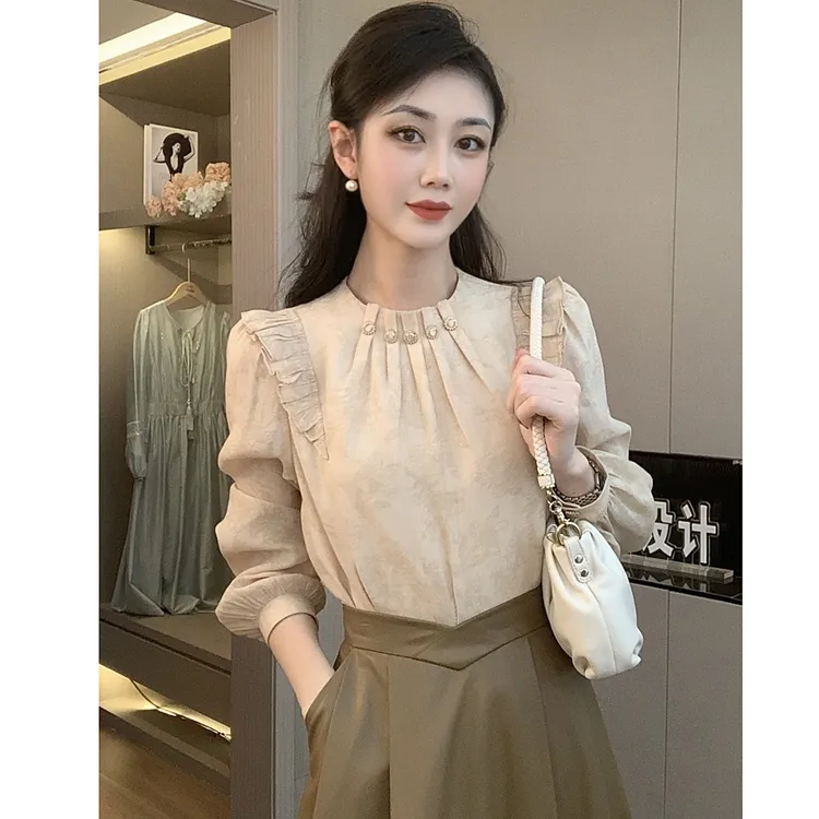 【CICI&GERTCORE】苏黎情诗2 秋季新品重工印花衬衫/裙子CC233A3033