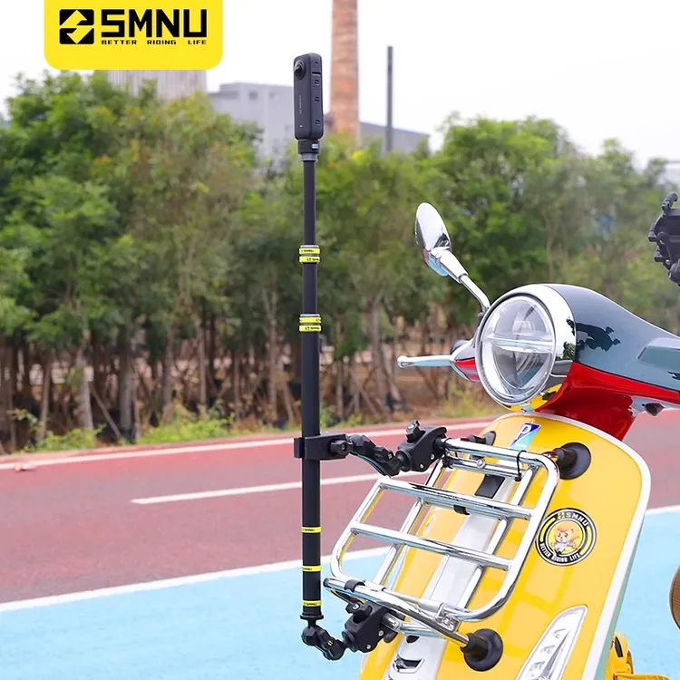 十玛ADV摩托车摩旅专用拍摄杆固定gopro大疆insta360运动相机支架