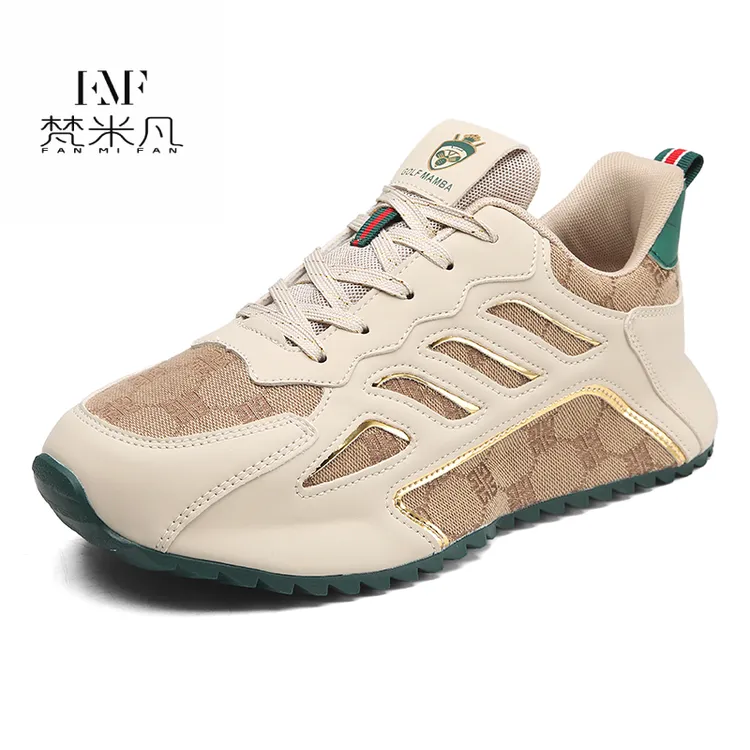 FANMIFAN 高端系列男鞋 手工缝制皮包底休闲鞋 舒适隐形增高男鞋T