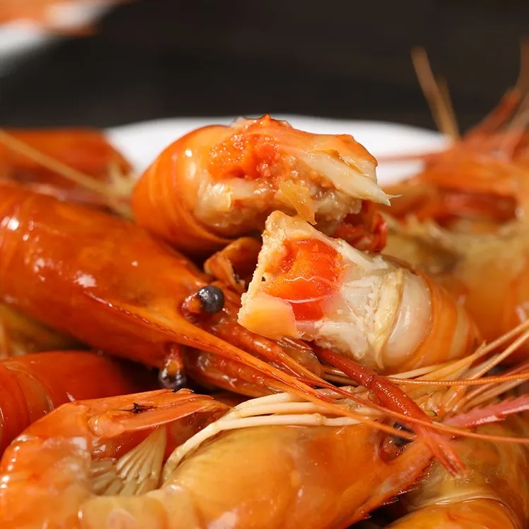 虾小馋花雕鲜香熟醉罗氏虾加热即食特色秘制口味新鲜罗氏虾熟食
