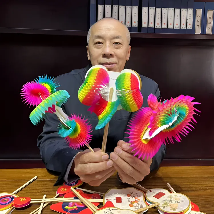 手工传统纸翻花十八变童年回忆非遗经典玩具伴手礼七十二变