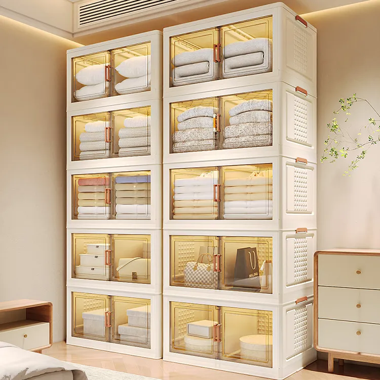 兰芮【新款巨无霸】家用零食多层可折叠收纳柜置物柜卧室储物柜