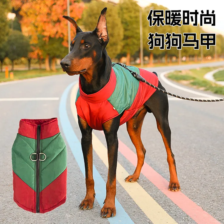 狗狗衣服秋冬棉衣小型犬泰迪加厚棉服中大型犬柯基金毛保暖棉背心