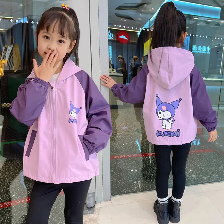 童装女童外套春秋款2025新款洋气大童儿童春装风衣女孩冲锋衣上衣