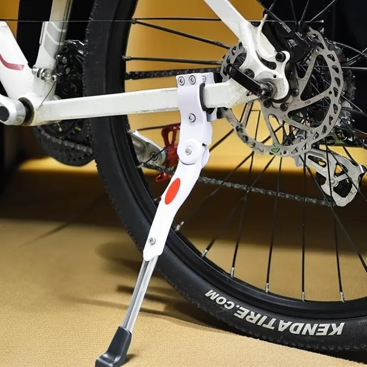 自行车脚撑支架公路户外装备铝合金可伸缩单车边撑自行车前梁包