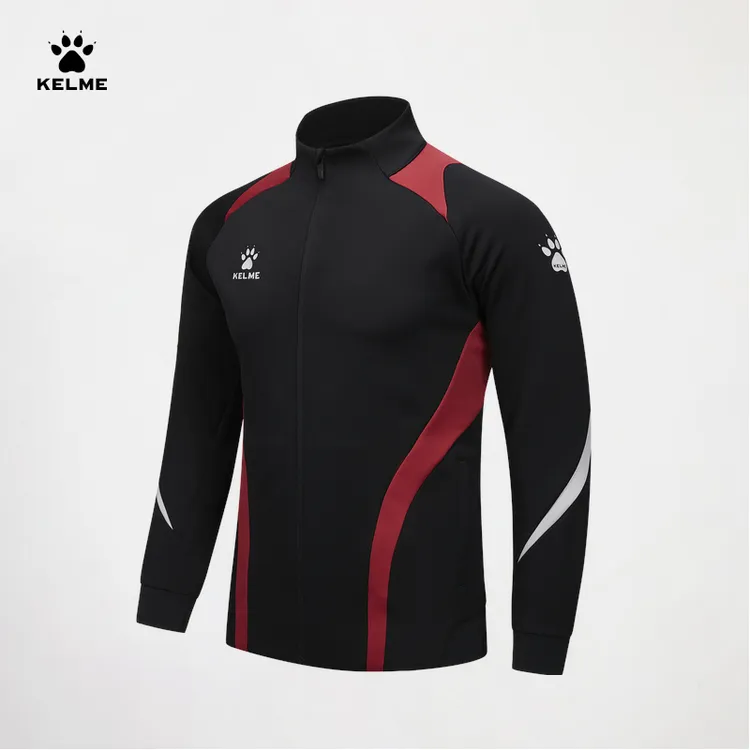 【球队夹克外套】卡尔美足球运动全拉链男长袖开衫针织LIFESTYLE