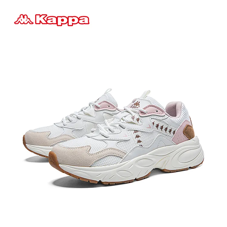 卡帕Kappa老爹鞋女款跑步运动鞋百搭休闲增高软底时尚鞋K0D85MC24