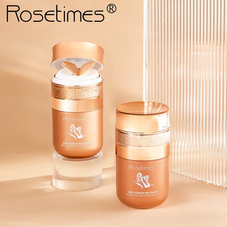 玫瑰时代水光蝴蝶粉扑气垫霜 BB霜