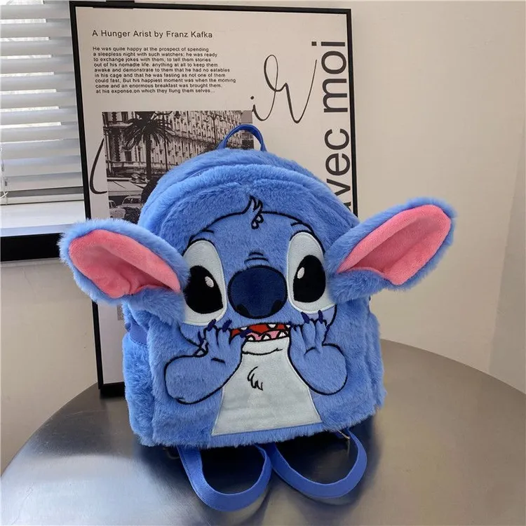 史迪仔双肩包玩偶公仔玩具背包女外出旅游轻便卡通可爱动漫单肩包