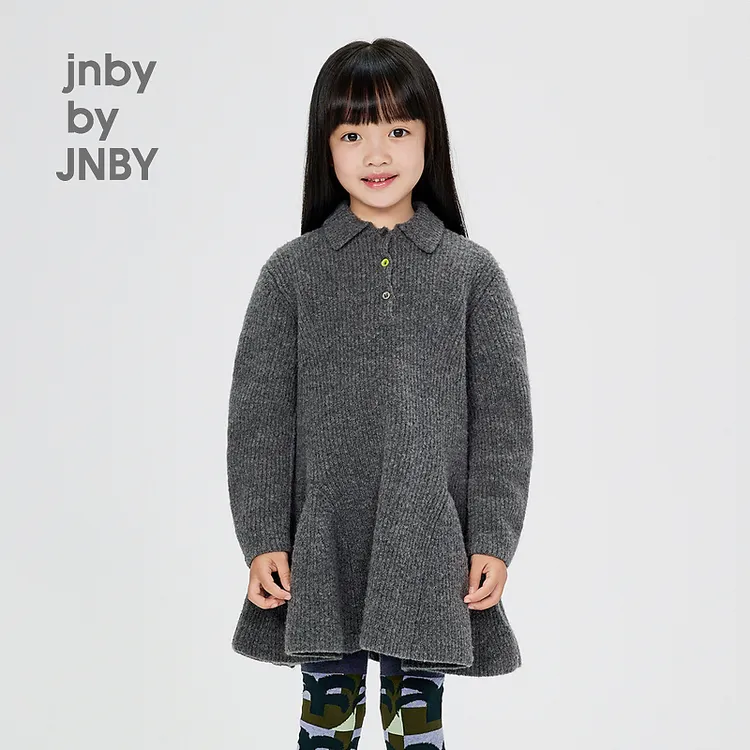[牦牛绒]新款江南布衣童装长袖毛衫连衣裙24冬女童1O0G10850