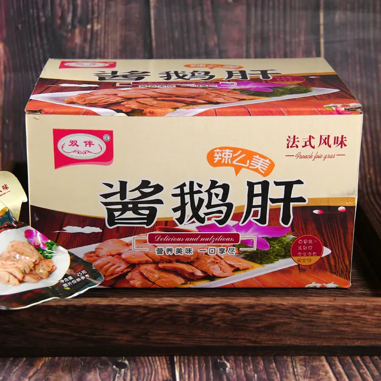 法式风味酱鹅肝开袋即食零食香辣卤味熟食小吃鹅肝开袋即食酱鹅肝