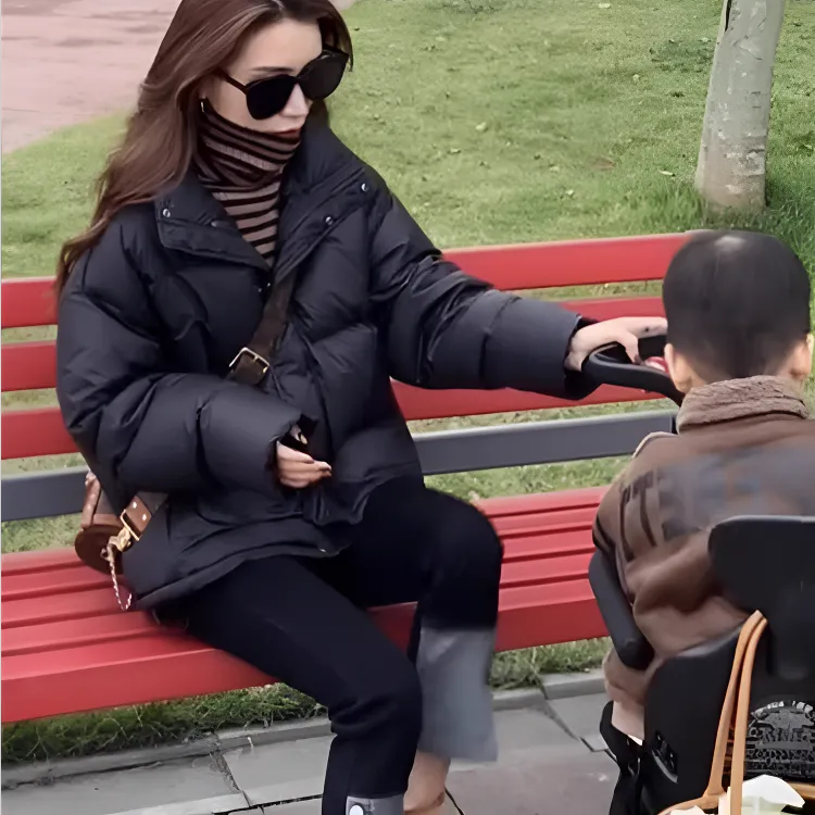 超好看百搭棉服女短款冬季新款黑色小个子爆款时尚女款棉袄外套