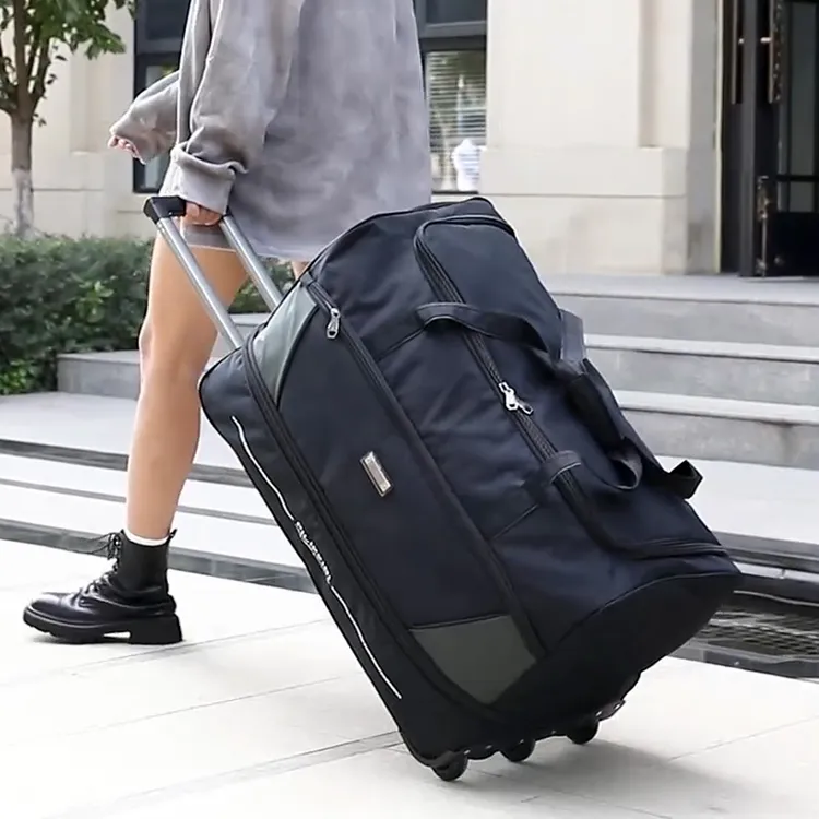 出行旅行包拉杆包牛津布登机包托运包学生住校行李包行李袋装被子