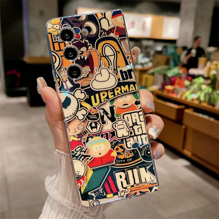 潮牌小超人适用三星zfold5折叠手机壳蓝光ZFOLD7/6个性创意w24