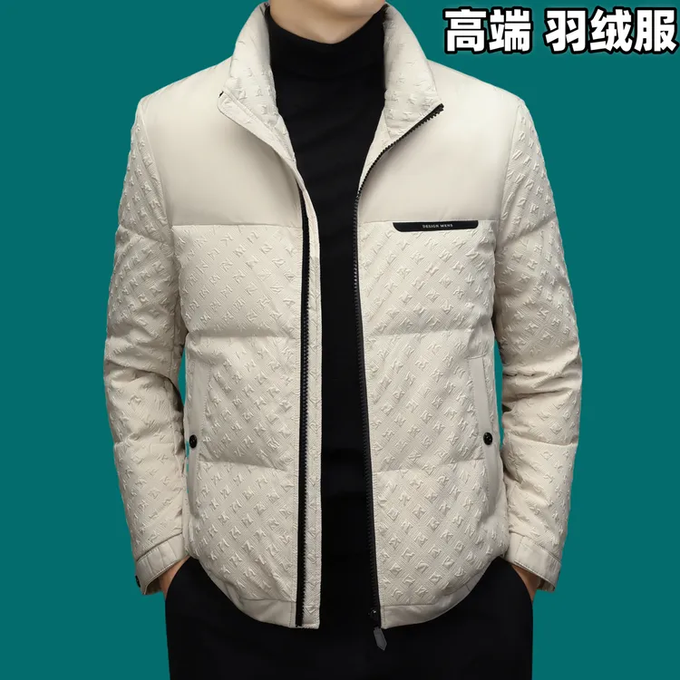 先生风采高端羽绒服男装冬季新款短款加厚冬季品牌高级感男士外套